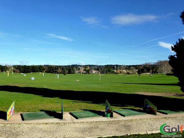 Le practice du Garden golf Avignon dans le Vaucluse à Morières les Avignon en PACA