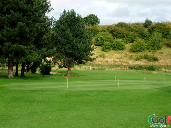 putting green du golf de Grand-Laviers Abbeville dans la Somme en Picardie proche d'Amiens