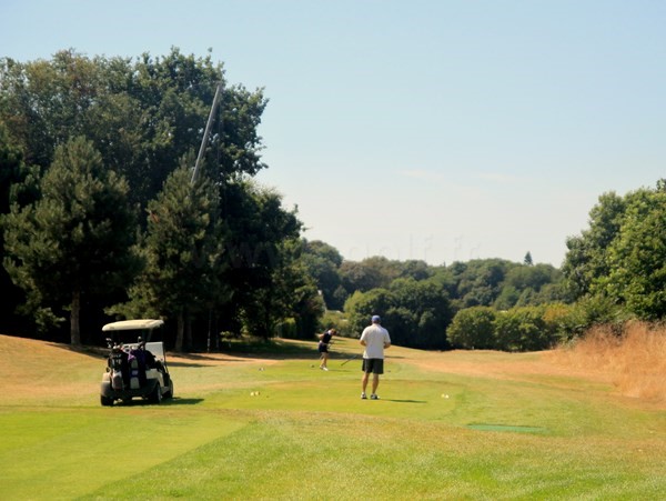 Départ n°10 dans le Morbihan du golf de Baden en Bretagne proche de Vannes et Quiberon