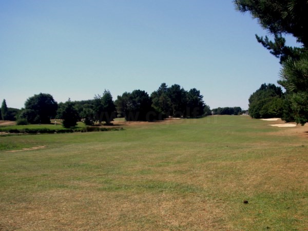 Fairway du golf de Baden en Bretagne dans le Morbihan entre Quiberon et Vannes