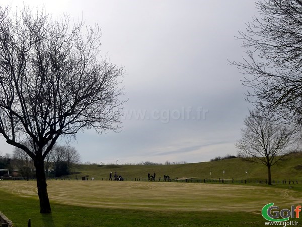 putting green sablé du golf de Saint Quentin en Yvelines en Ile de France proche de Paris
