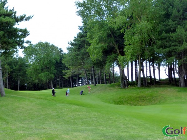 Green n°11 du golf de Belle Dune dans la Somme à Fort-Mahon-Plage en Picardie