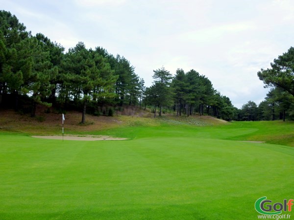 Green n°14 du golf de Belle Dune en Picardie dans la Somme à Fort-Mahon-Plage