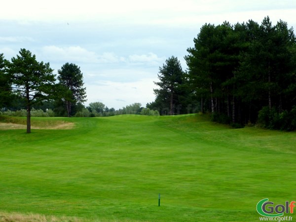 Fairway n°15 du golf de Belle Dune en Picardie dans la Somme à Fort-Mahon-Plage