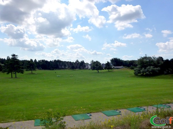 Le practice du golf de Fort-Mahon-Plage Belle Dune en Picardie dans la Somme