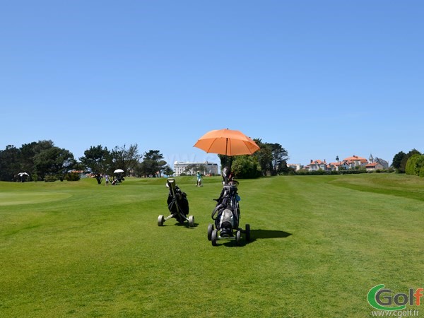 Fairway du golf de Biarritz Le Phare en Aquitaine dans les Pyrénées Atlantiques