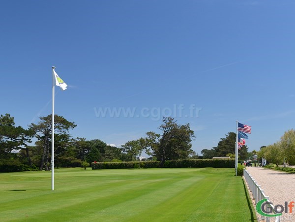 Green n°18 en Aquitaine dans les Pyrénées Atlantiques au golf de Biarritz Le Phare