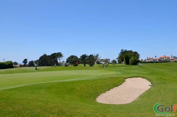 Green en Aquitaine dans les Pyrénées Atlantiques sur le parcours de golf de Biarritz Le Phare