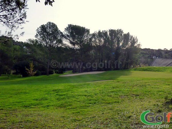 Green du golf blue green l'Académie à Saint Raphaël dans le Var en Provence Alpes Cote d'Azur