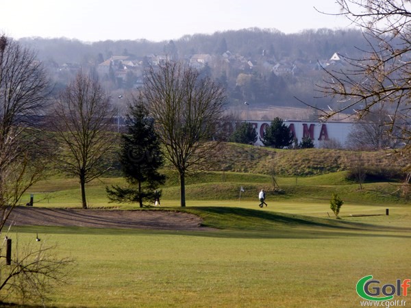 green du golf de Villennes-sur-Seine en Ile de France dans les Yvelines proche de Paris