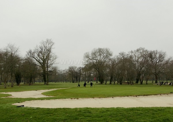 Green n°18 du golf de Bordeaux La parcours Les Etangs en Gironde dans l'Aquitaine