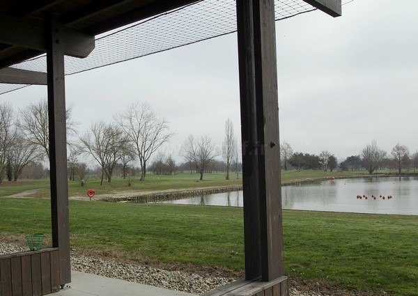 Practice sur eau du golf de Bordeaux Lac en Aquitaine dans la Gironde