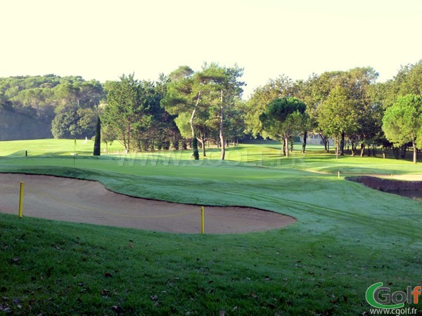 Le green n°17 du golf de Cannes Mougins dans les Alpes Maritimes