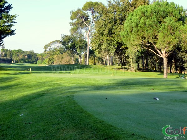 Départ du trou n°18 du golf de Cannes Mougins dans les Alpes Maritimes