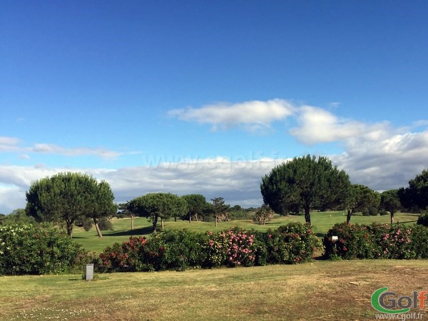 Vue de l'hotel du le golf du Cap d'Agde en Languedoc Roussillon dans l'Hérault