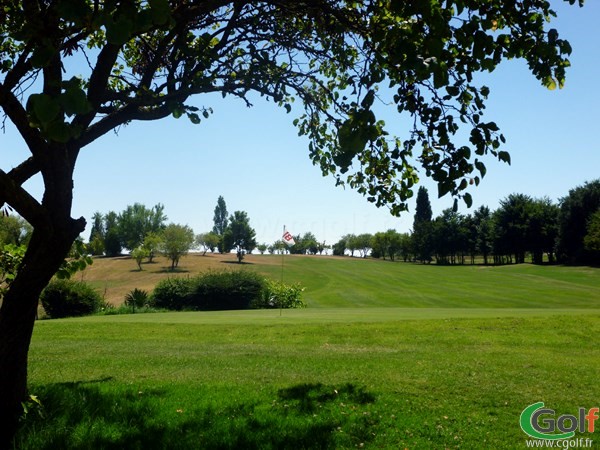 Green n°18 du golf des Chanalets dans la Drôme en Rhône Alpes à Bourg-lès-Valence