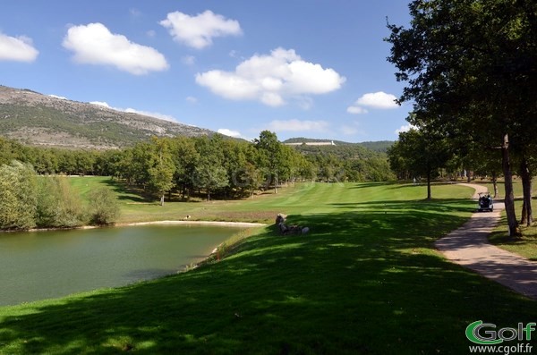 Le départ du trou n°10 du golf de Claux Amic à Grasse 06