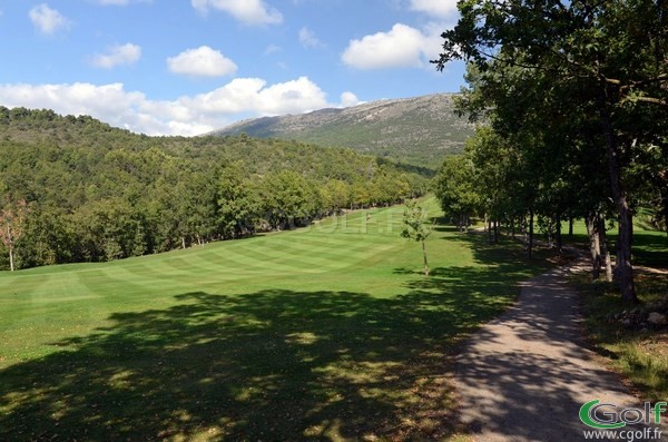 Le Fairway du trou n°18 du golf du Claux Amic à Grasse 06