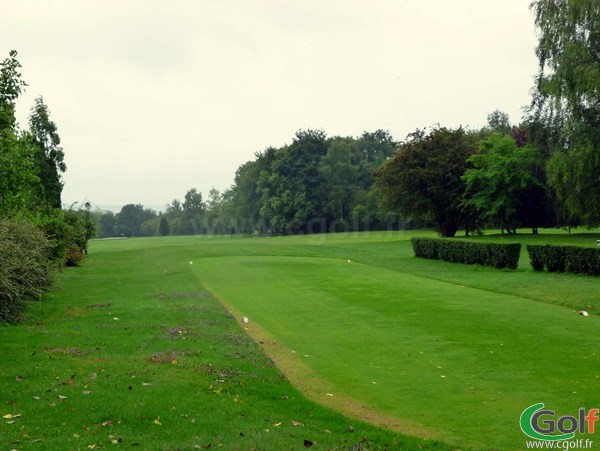 Départ du trou n°1 du golf d'Amiens à Querrieu en Picardie dans la Somme