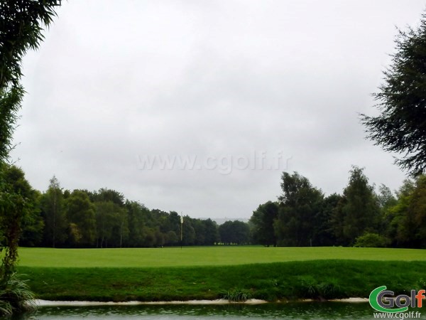Green n°9 du golf club d'Amiens à Querrieu dans la Somme en Picardie