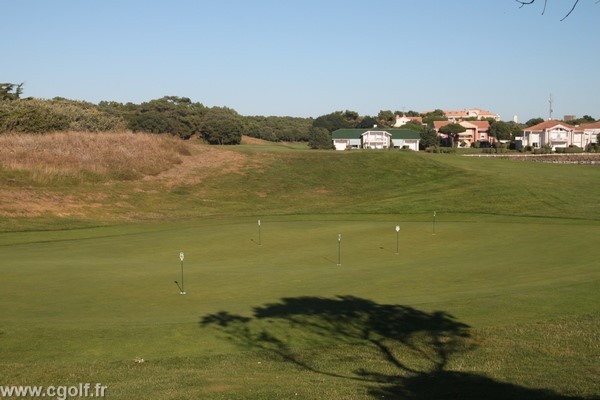 putting green du golf de Saint-Jean-de-Monts en Vendée Pays de Loire côte Atlantique