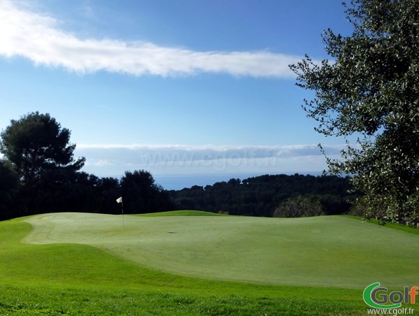 Le golf de Dolce Frégate à Saint-Cyr-sur-Mer dans le Var sur la Cote d'Azur en PACA