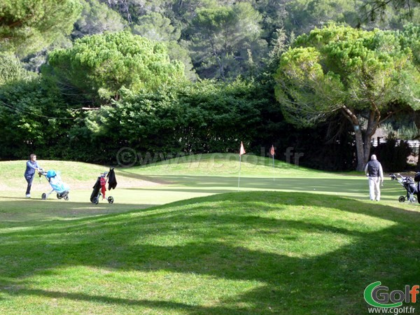 Double green au golf country club de Nice sur la Cote d'Azur en PACA