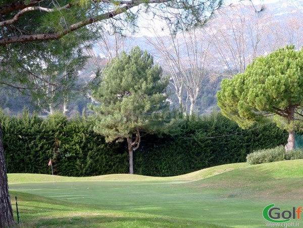 Green du golf de Nice country club dans les Alpes Maritimes en PACA