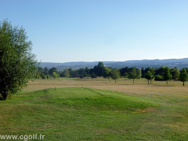 départ n°1 du golf des etangs à Savigneux proche de Saint Etienne en Rhône Alpes Loire