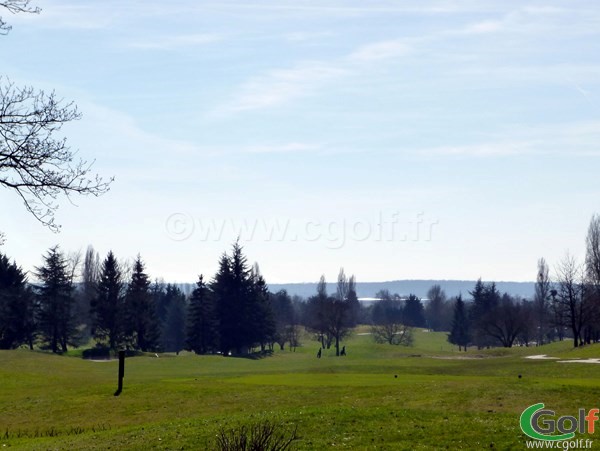 Le départ du trou n°8 du golf de Feucherolles dans les Yvelines proche de Paris