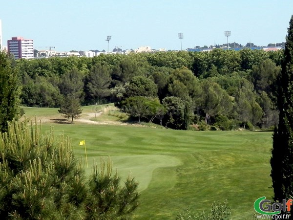 Green du golf de Fontcaude proche de Montpellier dans l'Hérault à Juvignac