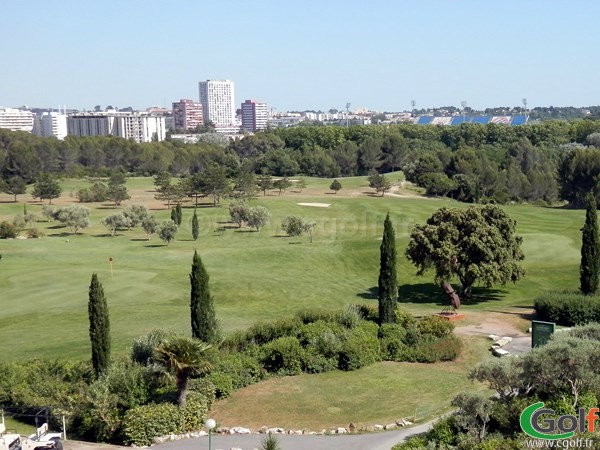 Trou de golf de Fontcaude à Juvignac porche de Montpellier dans l'Herault en Languedoc