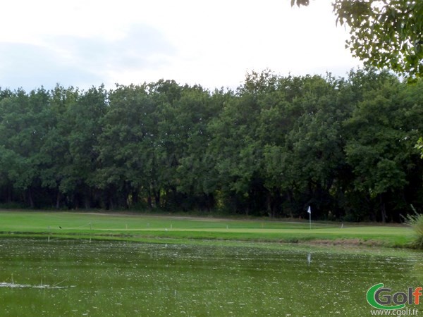 Green n°9 du golf de Chateau l'arc Fuveau dans les Bouches du Rhone en PACA