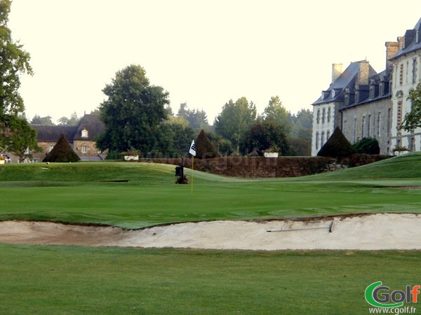 Green du golf de la Grange aux Ormes Parcours du bois brulé à Marly en Moselle en Lorraine