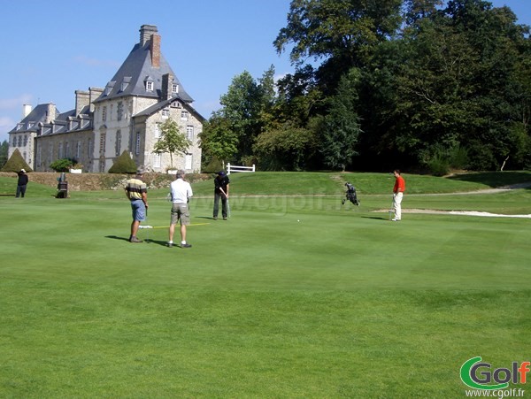 Green et Chateau du golf de la Grange aux Ormes à Marly en Lorraine en Moselle
