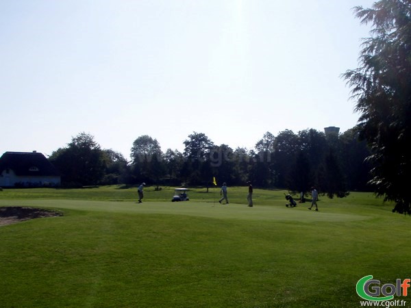 Green du golf de la Grange aux Ormes à Marly sur la Parcours du Bois brulé en Moselle, Lorraine