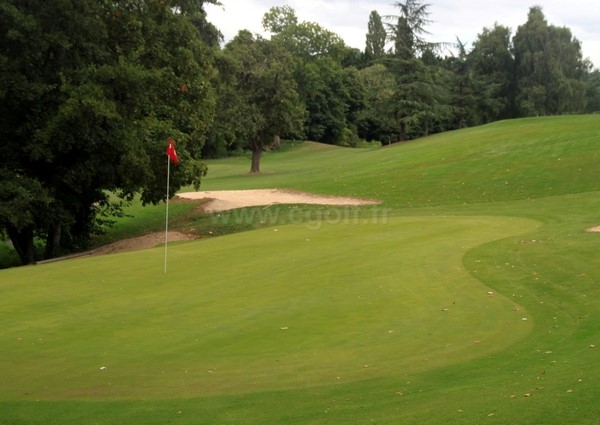 Green n°16 du golf d'Houlgate en Basse Normandie dans le Calvados à Gonneville-sur-Mer