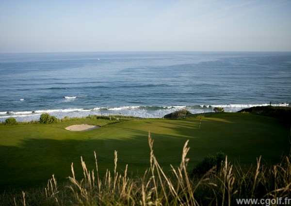 Green n°3 du centre de golf entrainement Ilbarritz à Bidart en Aquitaine dans les Pyrénées Atlantique