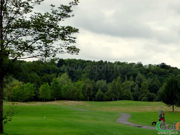 Départ n°1 du golf de l'isle d'Adam en Ile de France dans le Val d'Oise proche de Paris