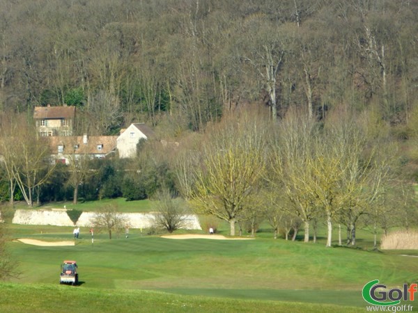 Fairway du golf de Joyenval parcours Retz dans les Yvelines en Ile de France à Chambourcy