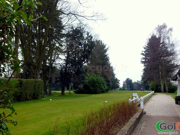 départ n°1 du golf de La Boulie parcours la vallée à Versailles dans les Yvelines proche de Paris