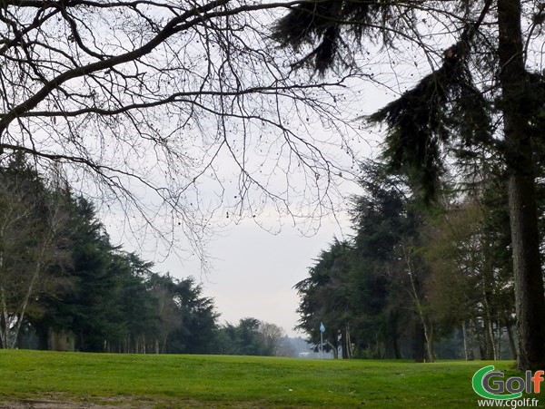 Le green n°13 du golf de la Boulie Racing club de France à Versailles dans les Yvelines