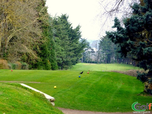 le départ n°17 du golf de La Boulie à Versailles dans les Yvelines proche de Paris