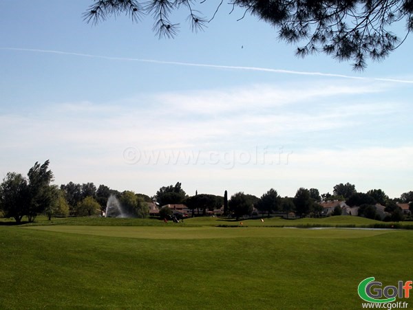 Le putting green du golf de La Grande Motte proche de la Camargue dans l'Hérault