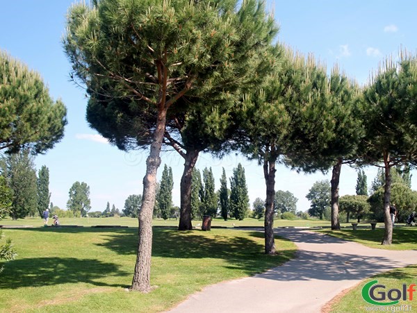 Le practice du golf de La Grande Motte proche de la Camargue dans l'Hérault