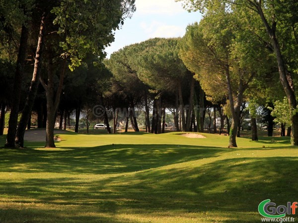 Fairway du golf compact de La Grande Motte dans l'Hérault proche de Montpellier