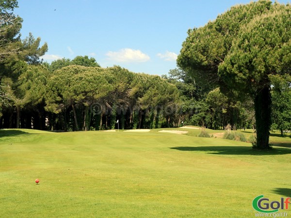 Par 3 du golf compact de La Grande Motte proche de Montpellier dans l'Hérault