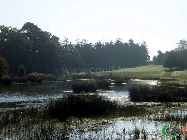 Paysage du golf de la Grange aux Ormes en Moselle à Marly en Lorraine