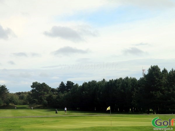 Green du golf du Touquet Parcours Le Manoir dans le Nord-Pas-de-Calais en Cote d'Opale