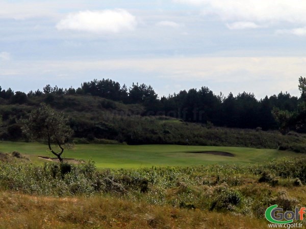 Green n°1 du parcours de La Mer au golf du Touquet en Nord-Pas-de-Calais proche de Paris